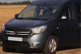Накладки на решітку (4 смужки, нерж.) для Dacia Dokker 2013-2024 рр
