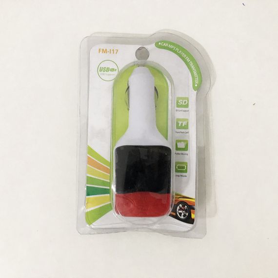 FM трансмітер в машину FM MOD CM 7010, Зарядний пристрій з адаптером IR-908 для прикурювача | Зображення 4