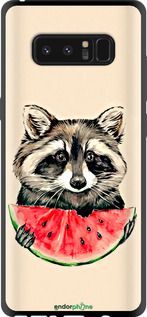 Чохол на Samsung Galaxy Note 8 Єнотик з кавуном "4605b-1020-2448"
