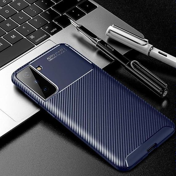 Противоударный чехол AF Samsung S21 Plus синій