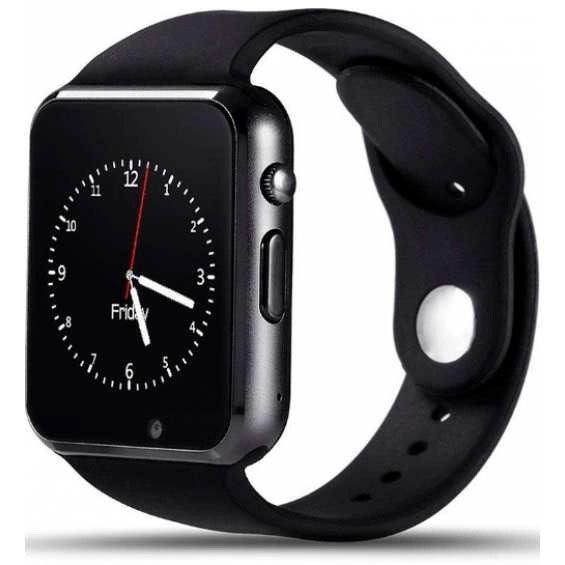 Смарт-годинник Smart Watch A1 розумний електронний зі слотом під sim-карту + карту пам'яті micro-sd. AX-382 Колір: чорний | Зображення 9