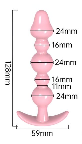 Анальне намисто Meleon Anal Beads AP-25 Sex Aura | Зображення 2