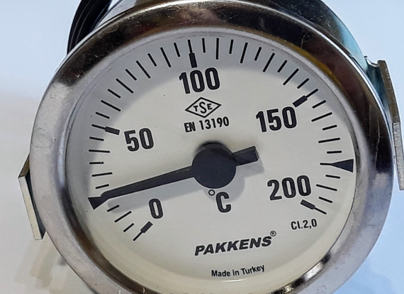 Капілярний Термометр D 60мм/200°С / L-200см PAKKENS Туреччина | Зображення 2