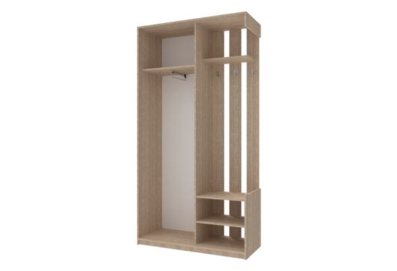 Прихожая City One Door Doros Дуб сонома 1 Зеркало 110х45х210 (44900083) | Зображення 1