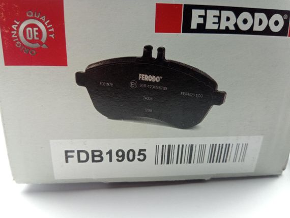 Колодки передні гальмівні Lacetti, FERODO (Premier) FDB1905 (96405129) | Зображення 2