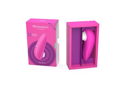 Вакуумний кліторальний стимулятор Womanizer Starlet 3 PINK | Зображення 4