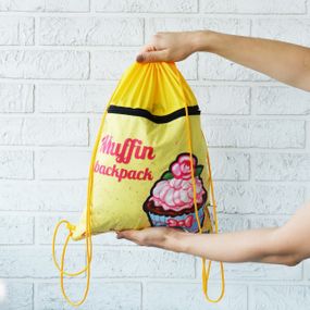 Рюкзак-сумка для одягу та взуття 4Profi "Cake" peach Лаке 46020