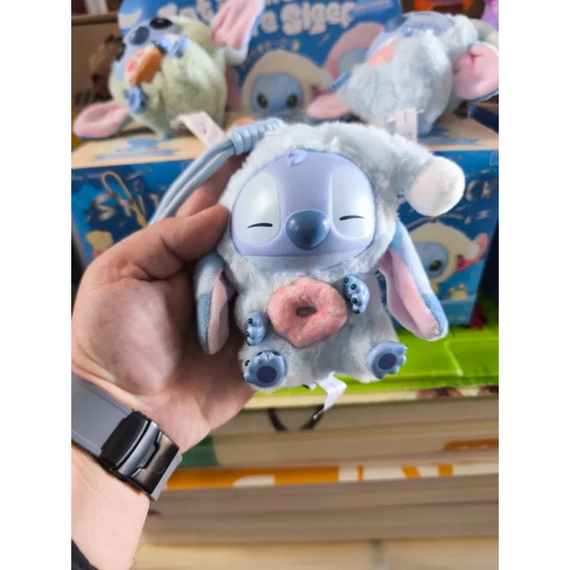 Колекційна іграшка-сюрприз Стіч 15.5 см, м'який плюшевий персонаж із брелоком у запечатаному пакованні, трендова серія Лабубу | Зображення 7