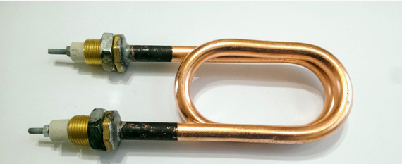 Тен мідний 2000w D 11 штуцер м 18 водяний,дистиляторний | Зображення 2