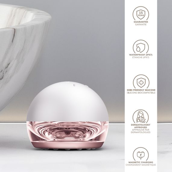 Массажер для подтяжки кожи лица GESKE Anti-aging Skin Tightener 6в1 starlight, Бежевый | Зображення 2