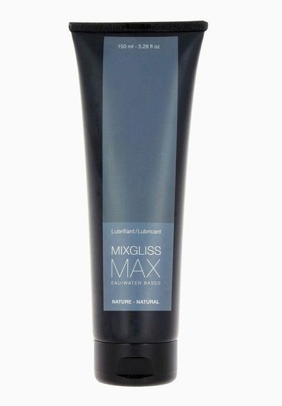 Анальный гель-смазка MixGliss MAX NATURE (150 мл) на водной основе с экстрактом алоэ Sex Aura