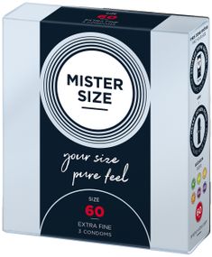 Презервативы Mister Size 60 mm (3 шт) Sex Aura