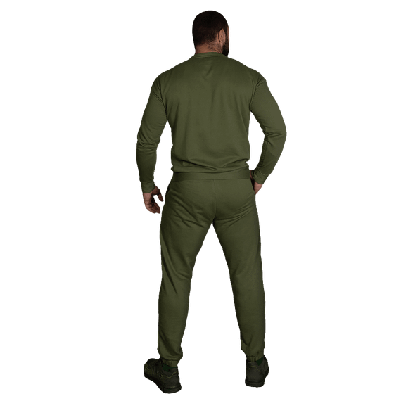Спортивний костюм Basic Cotton Олива (7382), S | Зображення 1