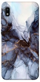 Чохол IBANAN Чорно-білий мармур для Samsung Galaxy A10 (A105F), Білий