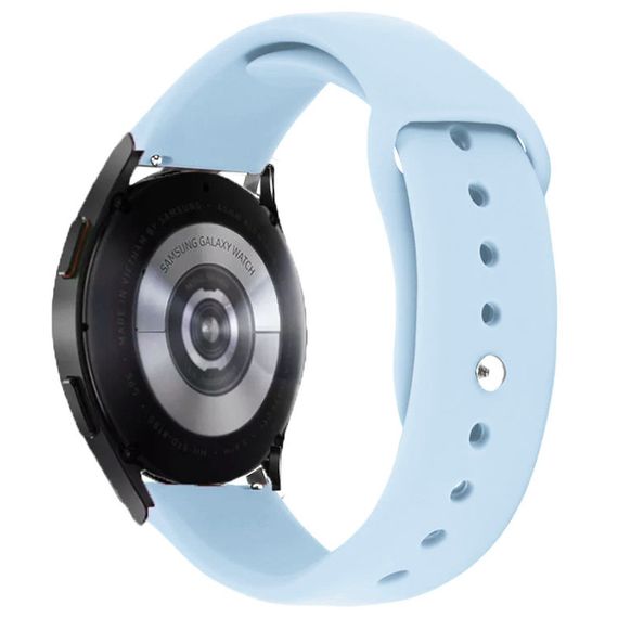Силіконовий ремінець Sport для Smart Watch 20mm Блакитний/Light Blue