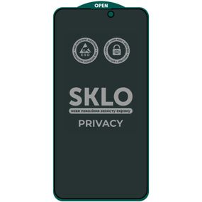Защитное стекло SKLO 5D Privacy (тех.пак) для Apple iPhone 16 Pro (6.3")
