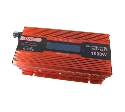 Автомобільний перетворювач напруги 12V-220V 1000W | Зображення 1