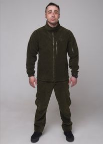 Тактический мужской флисовый костюм хаки олива 50