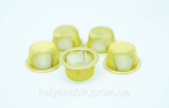 Сіточки для бонг ів з бортиком Мідні (5шт)