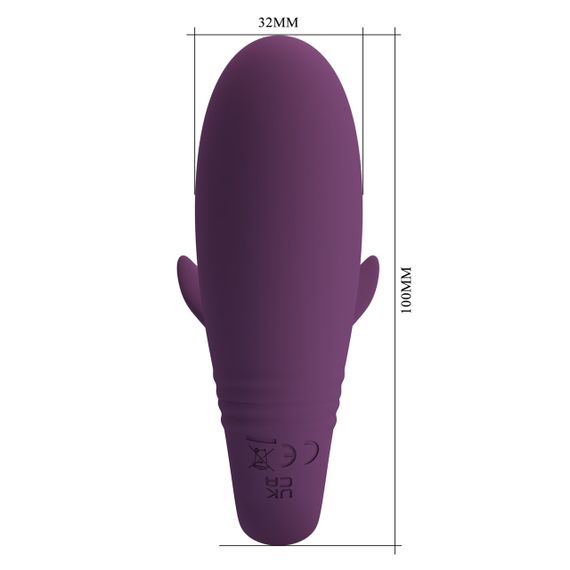 Вібратор для двох PRETTY LOVE Jayleen, 12 vibration functions Mobile APP Long-distance Control Sex Aura | Зображення 3