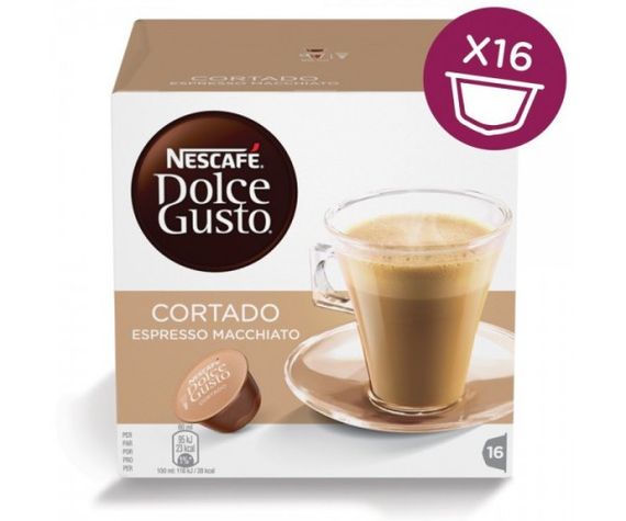 Кофе в капсулах NESCAFE Dolce Gusto Cortado 16 шт Нескафе Дольче Густо Германия