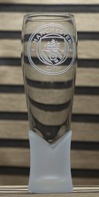 Подарунковий келих для пива соку води 440 мл з гравіюванням лого футбольного клубу ФК Манчестер Сіті