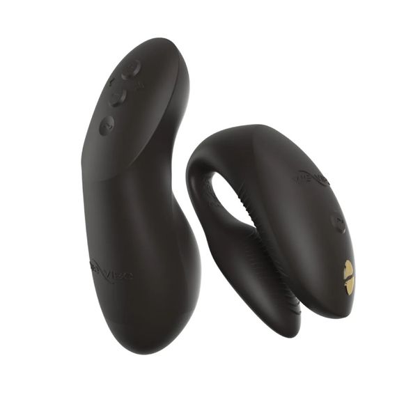 Вібратор для пар We-Vibe Chorus Pro Satin Black з пультом і додатком, чорний Sex Aura | Зображення 3