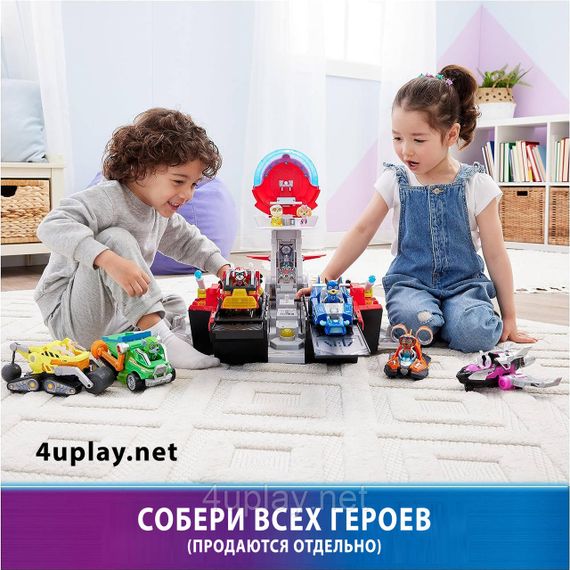 Ігровий набір Spin Master Paw Patrol Mighty Movie Aircraft Carrier Штаб-квартира авіаносець Щенячий Патруль | Зображення 9