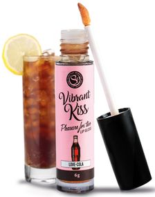 Блиск для губ з ефектом вібрації Secret Play - LIP GLOSS Vibrant Kiss Cola, 6 грам Sex Aura