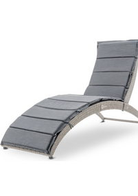 Садовий шезлонг Di Volio Ciampino сіро/графітовий