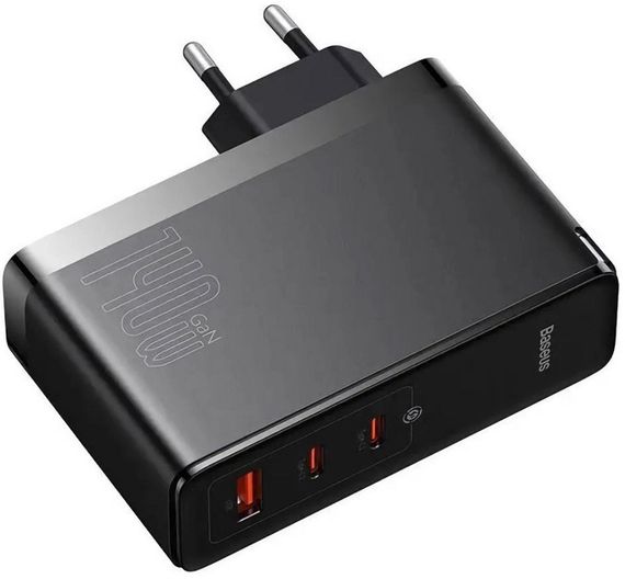 Зарядне пристрій Baseus GaN5 PRO 140W+Кабель Type-C to Type-C 240W CCGP1002 чорний (33078-01_2582) | Зображення 5