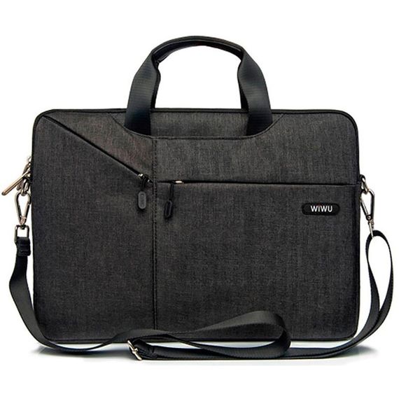 Сумка для ноутбуку WIWU City Commuter Bag 15.6" Grey Black