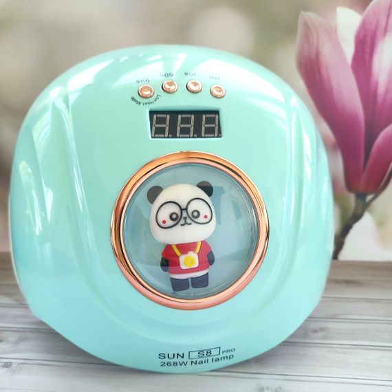 Лампа для ногтей SUN S8 PRO 268W бирюзовая (с функцией понижения мощности)