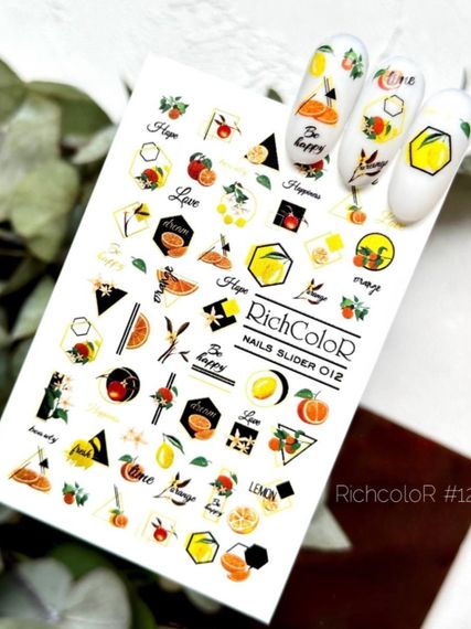 Рифлений слайдер RichColor 012 на водяній основі (6.5x9.5см) | Зображення 2