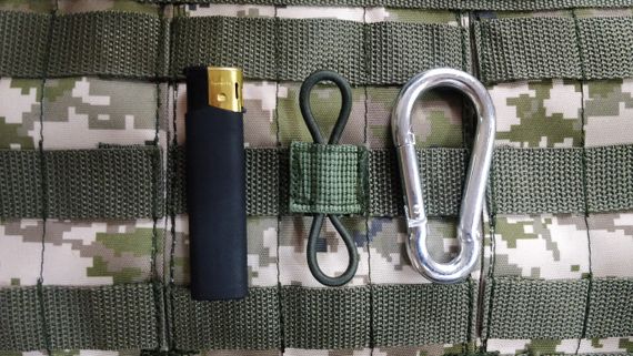 Пряжка для тактических жилетов Резинка тактическая фиксатор держатель для строп 2.5 см системы Молли | Зображення 7
