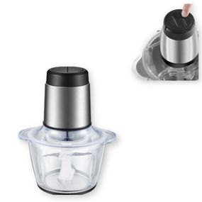 Блендер KITCHEN EXPERT ZP-051 електричний подрібнювач 250 Вт 2 швидкості 2 л срібло/чорний (ZP-050_490)