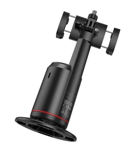 Смарт штатив з автоматичним відстеженням HOCO K23 Lotus smart PTZ 1200mAh пульт BT5.2 Black | Зображення 1
