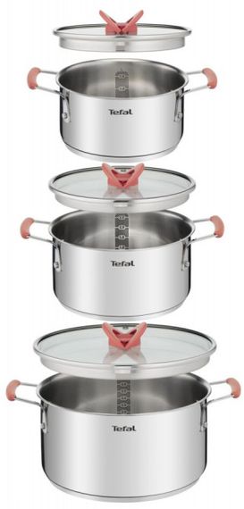 Набор посуды Tefal Opti Space 6 предм. (G720S674) (G720S674) | Зображення 2
