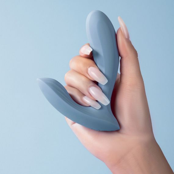 Смарт-вібратор в трусики Svakom Erica Dusty Blue, дуже гнучкий, 2 мотори | Зображення 8