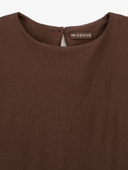 Сукня однотонна жіноча GENUA 2669 3XL Шоколадний shop (2000999630941) | Зображення 1
