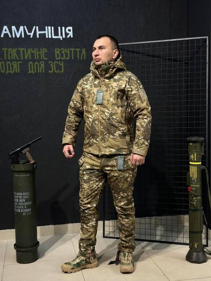 Комплект 2 в 1 Vanguard Мультикам USA 🇺🇸 Костюм Софт Шел + Термобілизна Esdy | Зображення 7