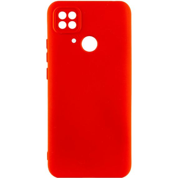 Чехол Silicone Cover Lakshmi Full Camera (A) для Xiaomi Poco C40 Красный / Red