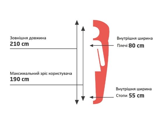 Спальний мішок Grand Canyon Fairbanks 190 -4°C Capulet Olive Left (340020) (DAS302056) | Зображення 8