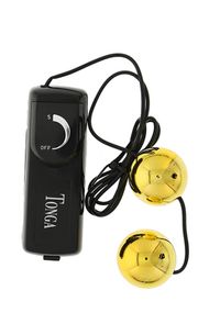 Вагинальные шарики Vibrating Balls, GOLD sexstyle