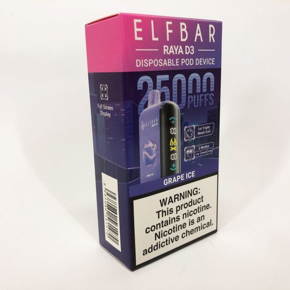 Elf Bar Raya D3 25000 смак Виноград (Grape Ice) | Зображення 3