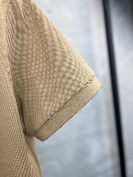 Трикотажне бежеве поло Tom Ford Logo "TF" Beige f685 | Зображення 1