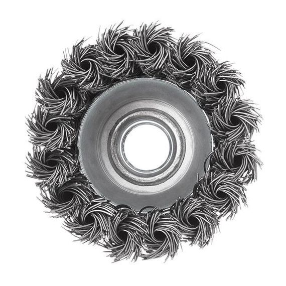 Щітка чашкова 65 мм, для КШМ, М14 (пучки крученого дроту) INTERTOOL BT-2065 | Зображення 2
