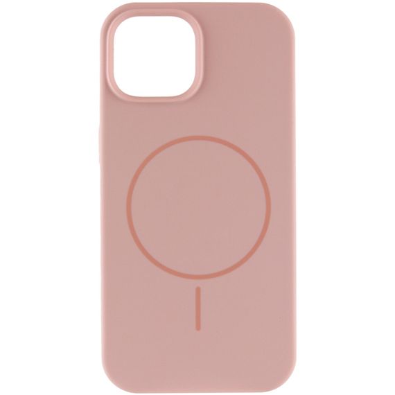 Чохол Silk Full Protective (AA) NO LOGO with Magnetic Fit для Apple iPhone 14 (6.1") Рожевий / Pink Sand | Зображення 1