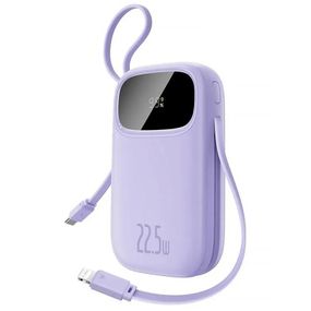 Портативний ЗП Power Bank Baseus EnerFill FC31 PD22.5W with cables 10000 mAh (PPQD3) Nebula Purple