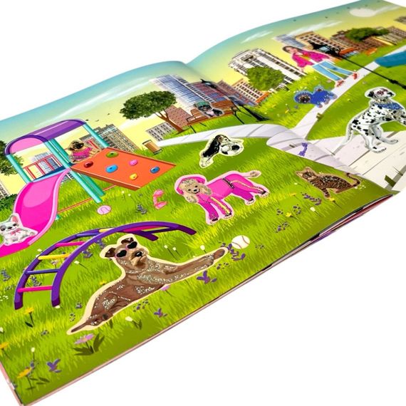 Детская книжечка с наклейками "Dogs & Cats" РМ-87-02 | Зображення 1